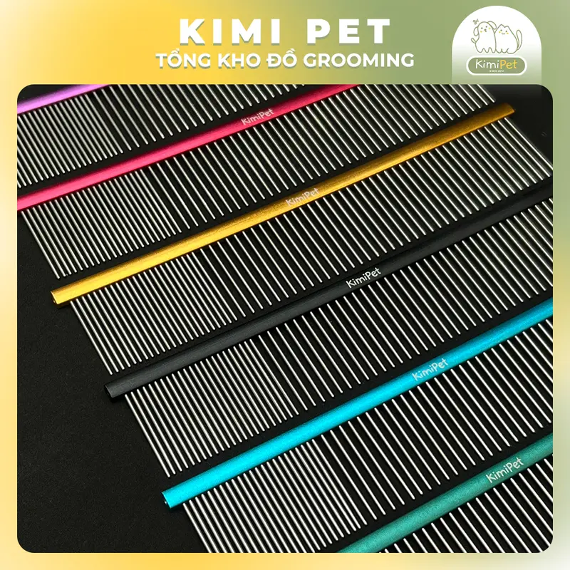 Lược nhẹ chải lông cắt tỉa KIMI 18.5cm chuyên dụng grooming cho thú cưng 1