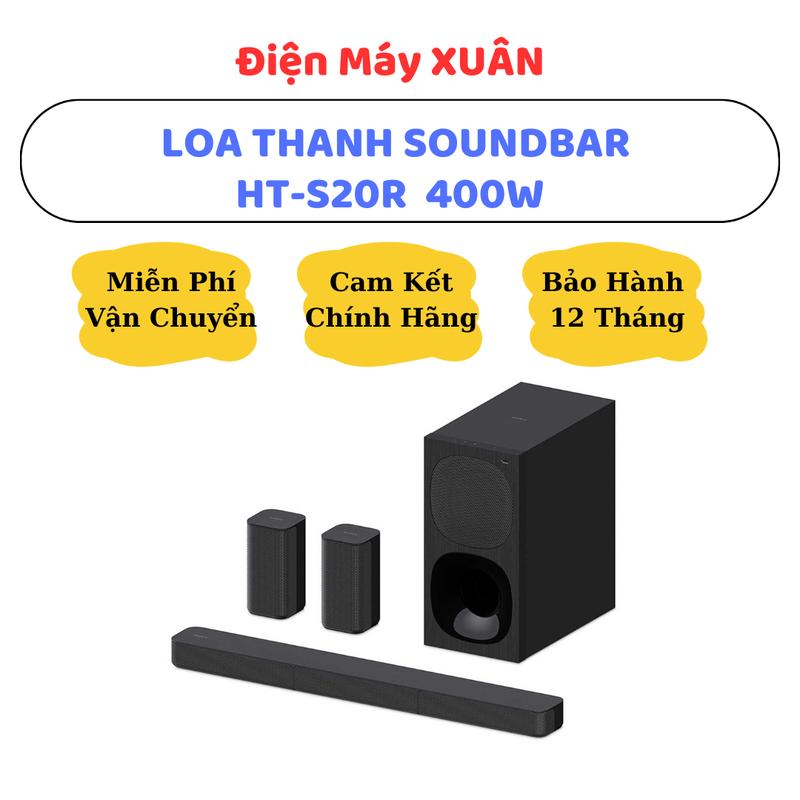 DÀN ÂM THANH SOUNDBAR 5.1 HT-S20R 400W - HÀNG CHÍNH HÃNG, BẢO HÀNH 12 THÁNG