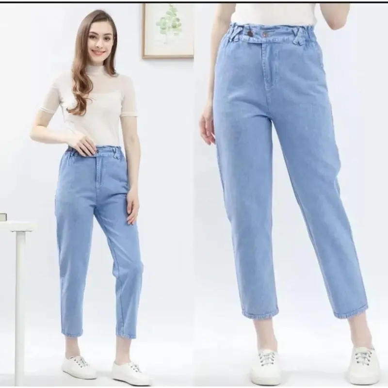 CELANA JEANS BOYFRIEND KOREAN STYLE 3
