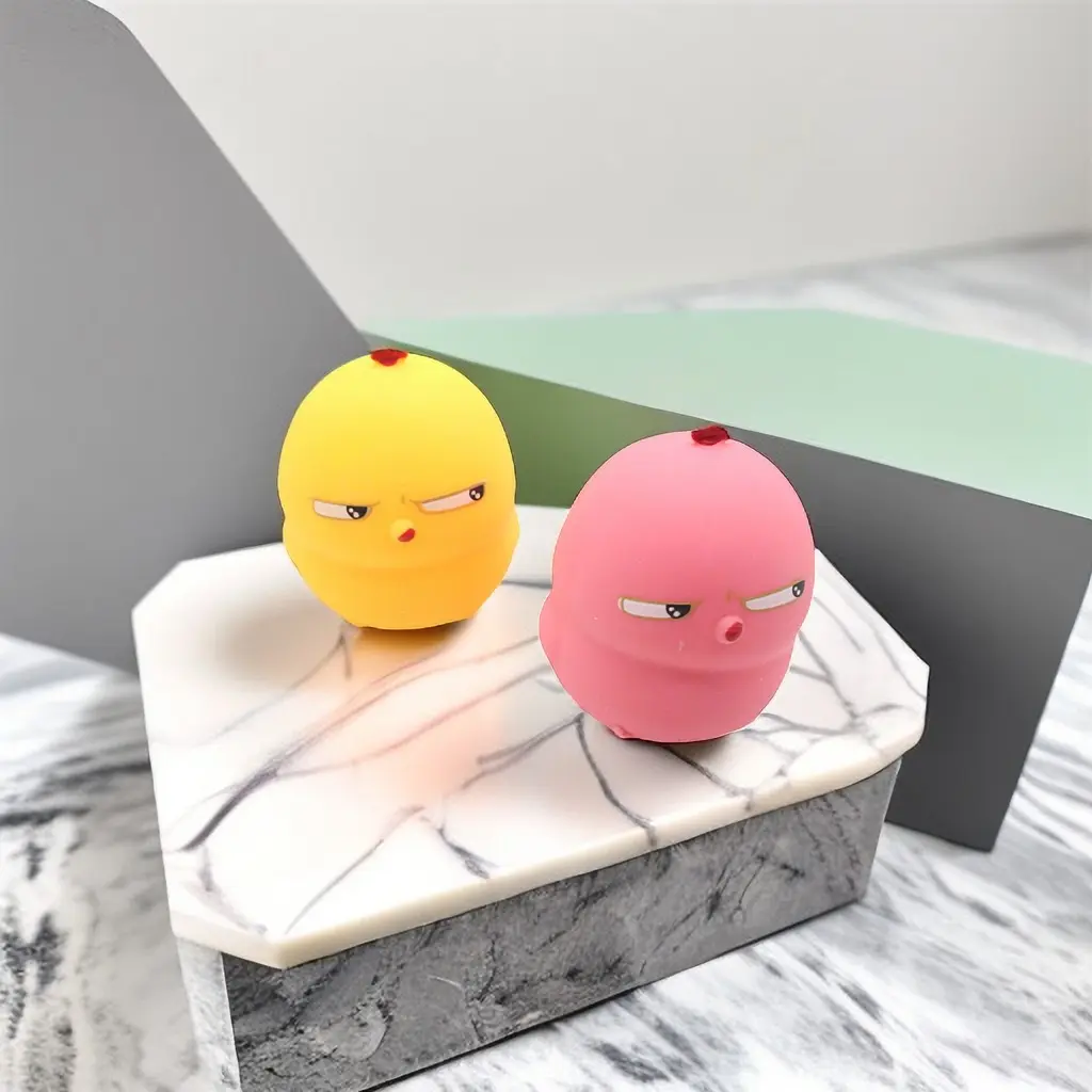 Đồ Chơi Nắn Bóp Đàn Hồi Giảm Stress Hình Chú Gà