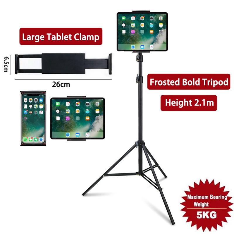 Giá Chân Đế Máy Tính Bảng Tripod Có Thể Điều Chỉnh Giá Chân Đế Để Bàn, Thích Hợp Cho Máy Tính Bảng Và Điện Thoại Thông Minh 4-10 Inch, Giá Đỡ Giá Đỡ Lười, Hỗ Trợ 0