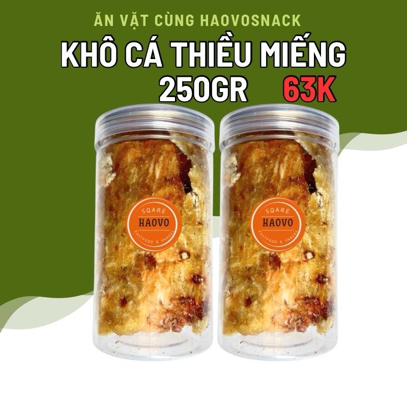 Khô Cá Thiều Miếng 250gr Siêu ngon đồ ăn vặt haovosnack Food Thức Ăn Chua Nho