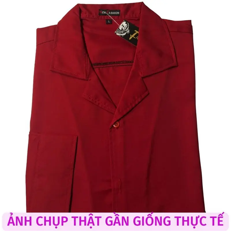 Áo sơ mi unisex form rộng cặp đôi nam nữ đỏ giáng sinh MM01 MEMOTOP Menswear xxl thường 7