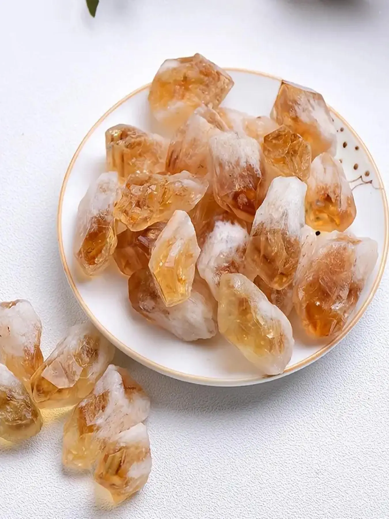 Natural Citrine Raw Stone Gemstones, Perfect for Home and Party Decoration, Jewelry Making Materials, Diy Decorations
