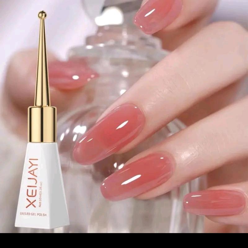 Sơn gel màu thạch hồng đậm Sơn phải qua máy hơ - phụ kiện làm nail