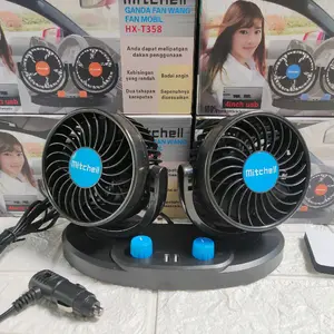 Kipas Angin Mobil Mitchell 12Volt Dilengkapi Charger Car