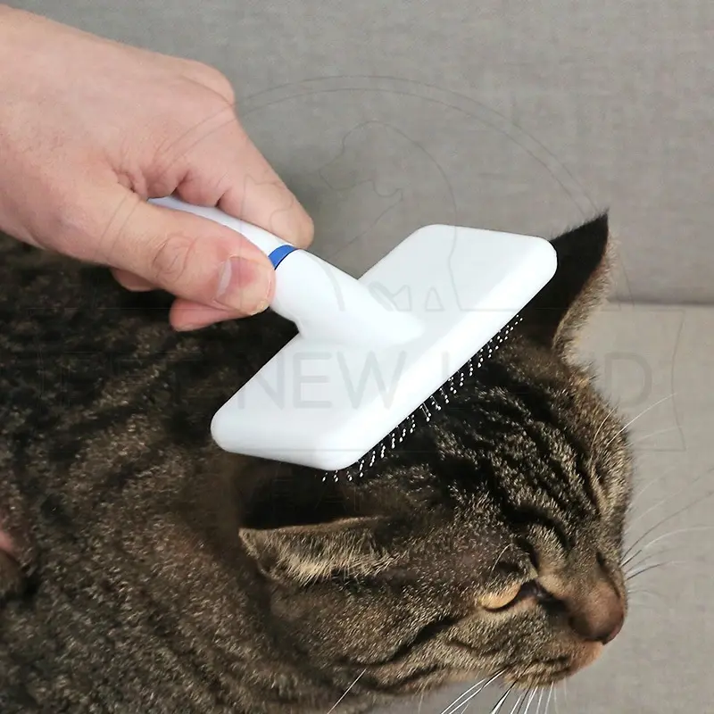 berus kucing Sisir Kawat Grooming Sikat Kucing Anjing Pijat Perawatan Rambut Grooming Hewan 3