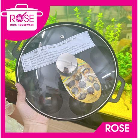 Khuôn Bánh Khọt Gang Chống Dính VẠN LỢI Loại Dày Cao Cấp Có Nắp ( 8 - 10 - 12 lỗ ) khuôn đổ bánh căn