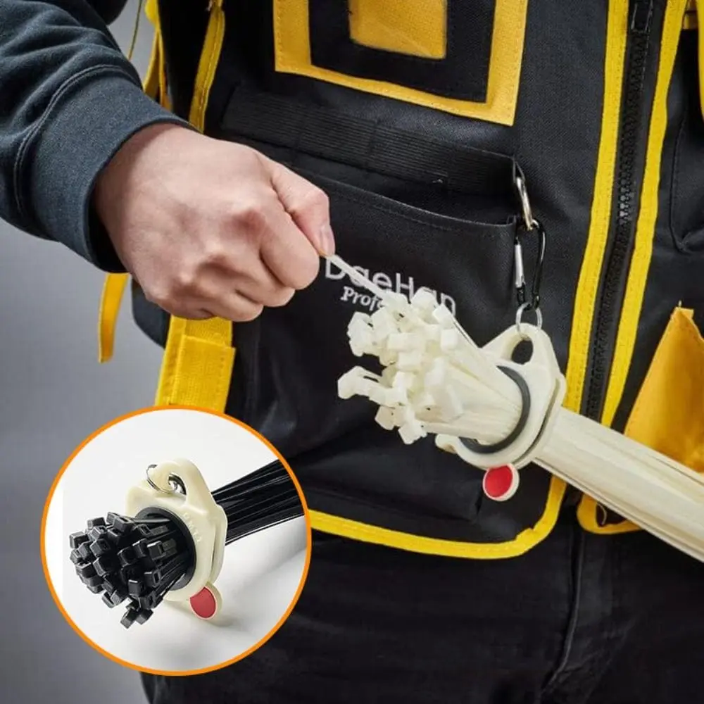 Dụng Cụ Sắp Xếp Dây Buộc Cáp Huỳnh Quang, Dụng Cụ Lưu Trữ Dây Buộc Cáp Di Động Bền Và Ổn Định, Giá Đỡ Dây Buộc Cáp Bằng Nhựa