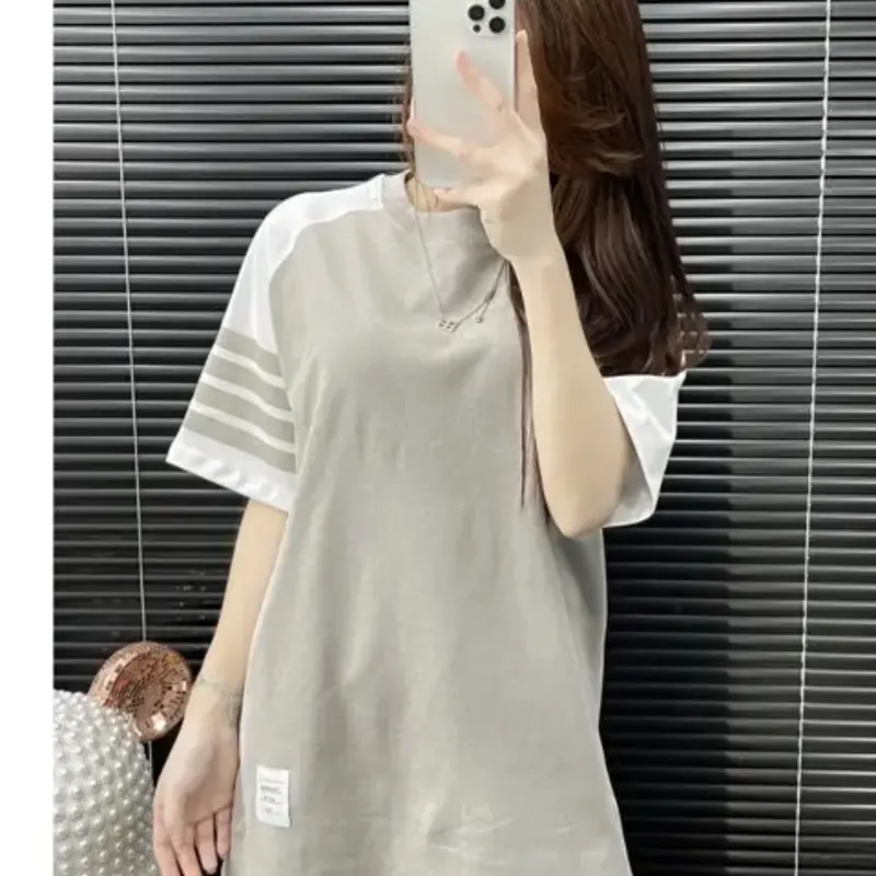 ÁO PHÔNG CỘC TAY NAM NỮ PHỐI TAY ĐỎ+ PHỐI TAY GHI HOTTREN.CHẤT VẢI DÀY DẶN, THOÁNG MÁT 4