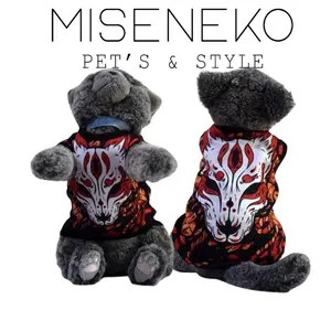 [SIZE JUMBO] Baju Kucing Lucu Murah Motif Model Fox Cowo Cewe Jantan Betina Aksesoris Hewan Kecil