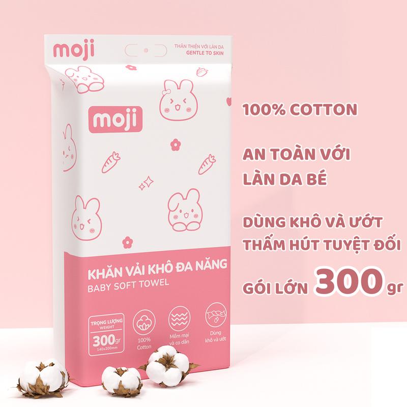 DEAL 9K LIVESTREAM Bịch 10 gói khăn ướt, khăn khô đa năng 300g, combo 3 bịch khăn  ướt 100 tờ 1
