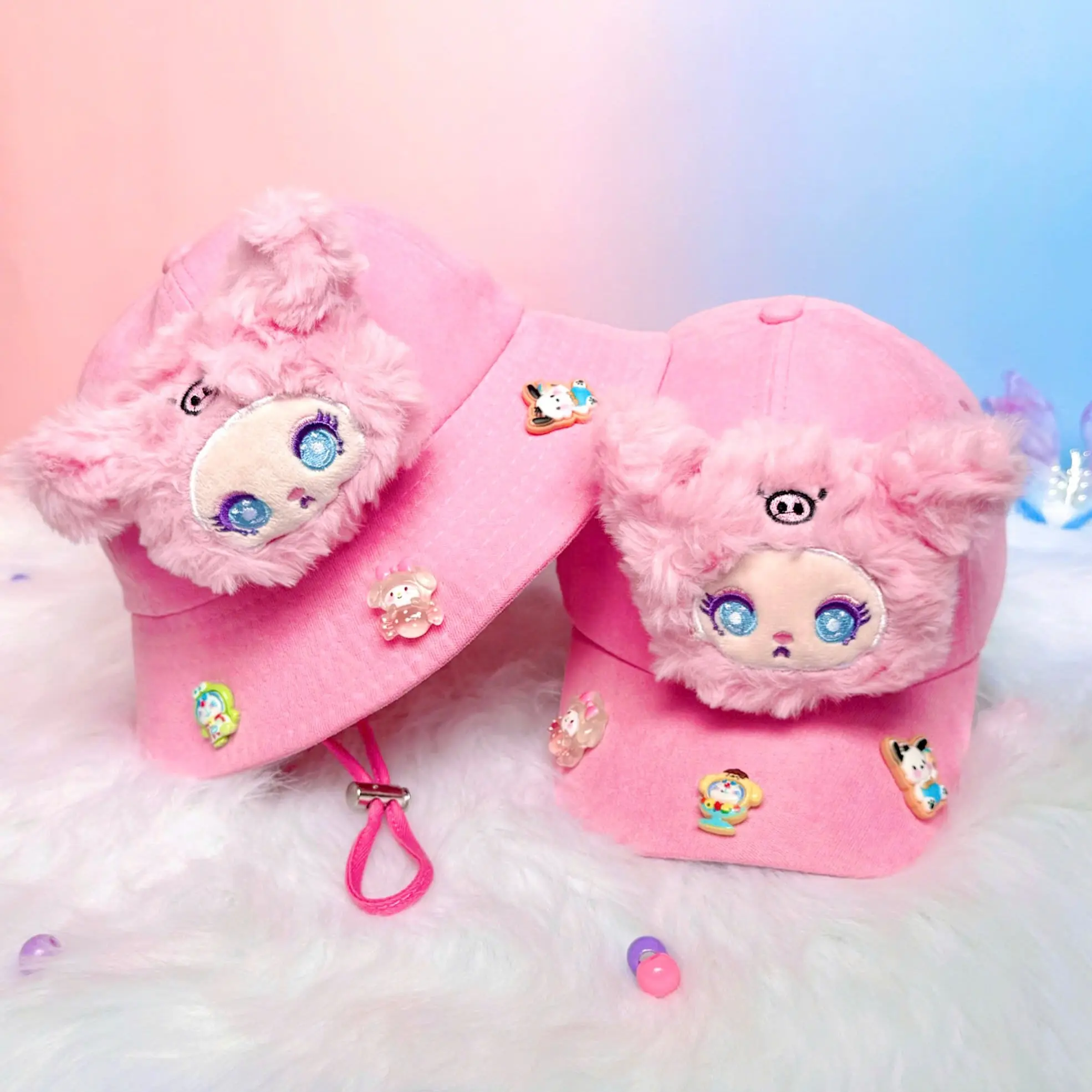 [3-8 tuổi] Mũ nón trẻ em BABY THREE nhồi bông Đáng yêu, chất mềm mịn màu Pastel dễ thương