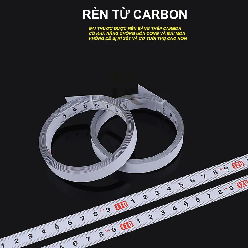 Thước dán BTE 13mm - tiện lợi dùng dán bàn máy, cơ khí, bàn mộc 2