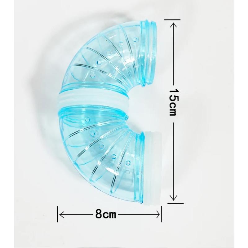 Product Introduction of 8 Pcs/set DIY Hamster Tunnel Toy Pet Sports Training Pipeline Transparent Runway Toy Pet Hamster Game for Small Animal Accessori 2