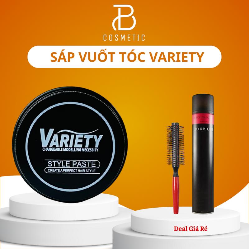 Sáp vuốt tóc nam VARIETY MATTE LASTING 100g Mùi hương nam tính tạo kiểu dễ dàng wax vuốt tóc tạo kiểu giữ nếp
