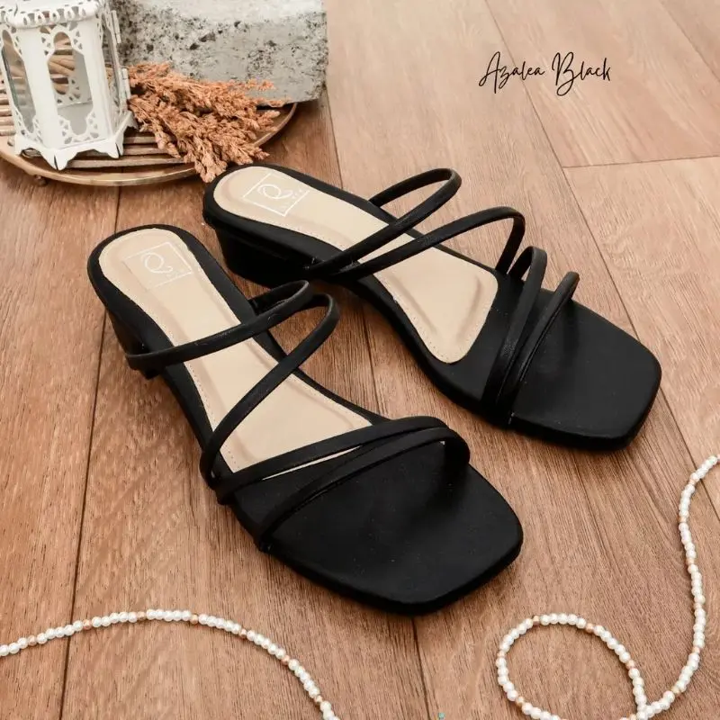 Sandal Wanita Heels Hak Tahu 3 Cm lebaran 2024 3