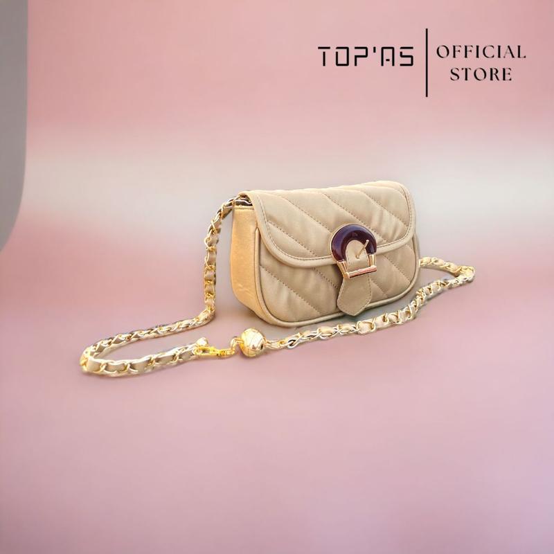 Tas Mini Sling Bag Premium Tas Rantai Anyam Wanita Terbaru - Slavina Mini Bag Kulit Slingbag Selempang 1