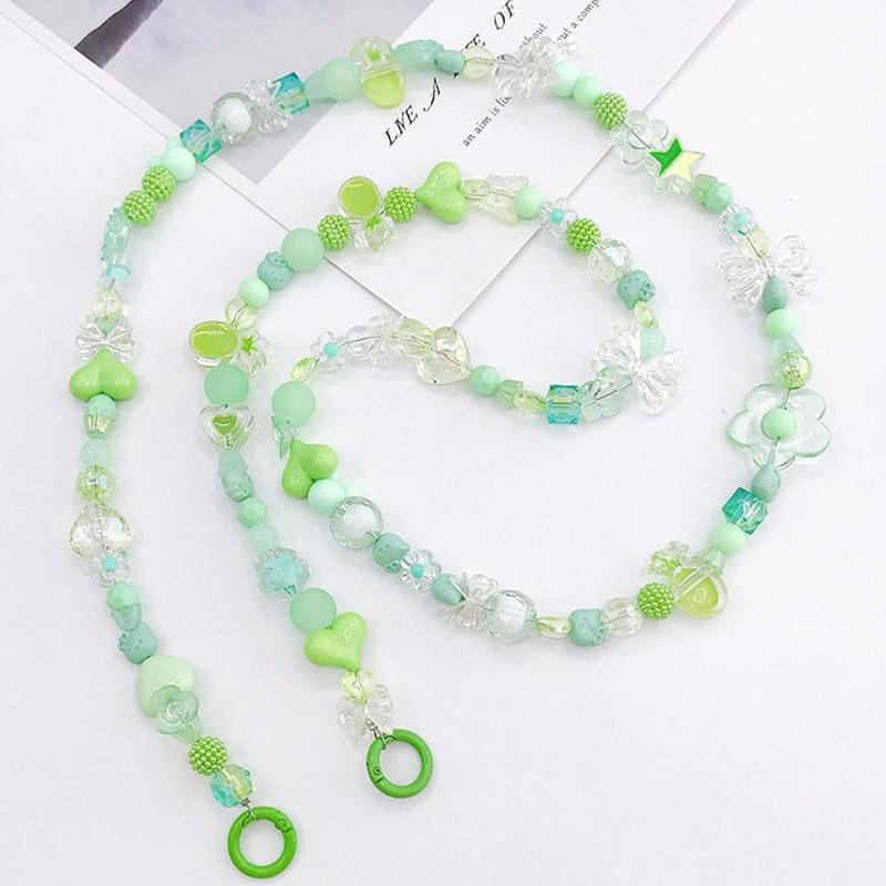 Product Introduction of Dây Chuyền Túi Đeo Chéo, Hạt Mới, Nhiều Ốp Điện Thoại Với Dây Chuyền Đeo Chéo Dọc, Acrylic Đính Cườm K4Q0 26