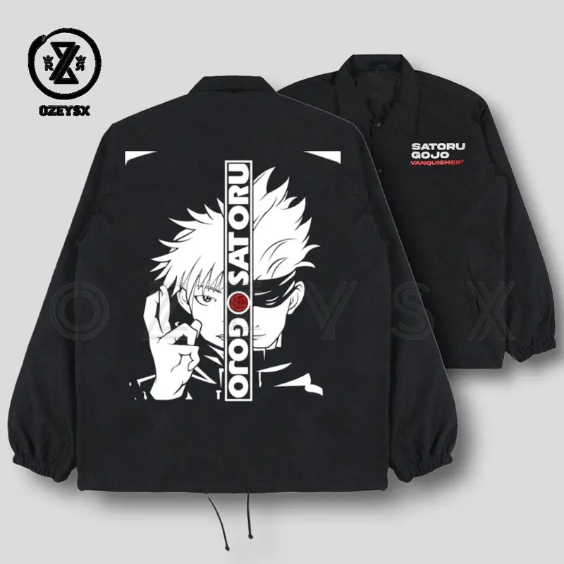 Jaket Coach Anime Eren Yeager Attack On Titan Dewasa Pria Wanita / Coach Jacket anime Attack On Titan Unisex Waterproof / Jaket Parasut anime kekinian model Eren Yeager / Jaket Windbreaker anime Attack On Titan Premium 8