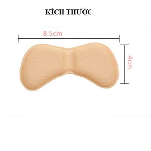 Miếng lót giày bảo vệ sau gót 4D, Lót gót giày có keo dán tiện dụng giúp không rớt gót khi mang giày 7
