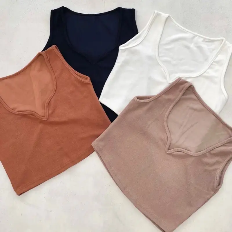 Vior Tanktop ( Rib Bamboo ) Crop 0