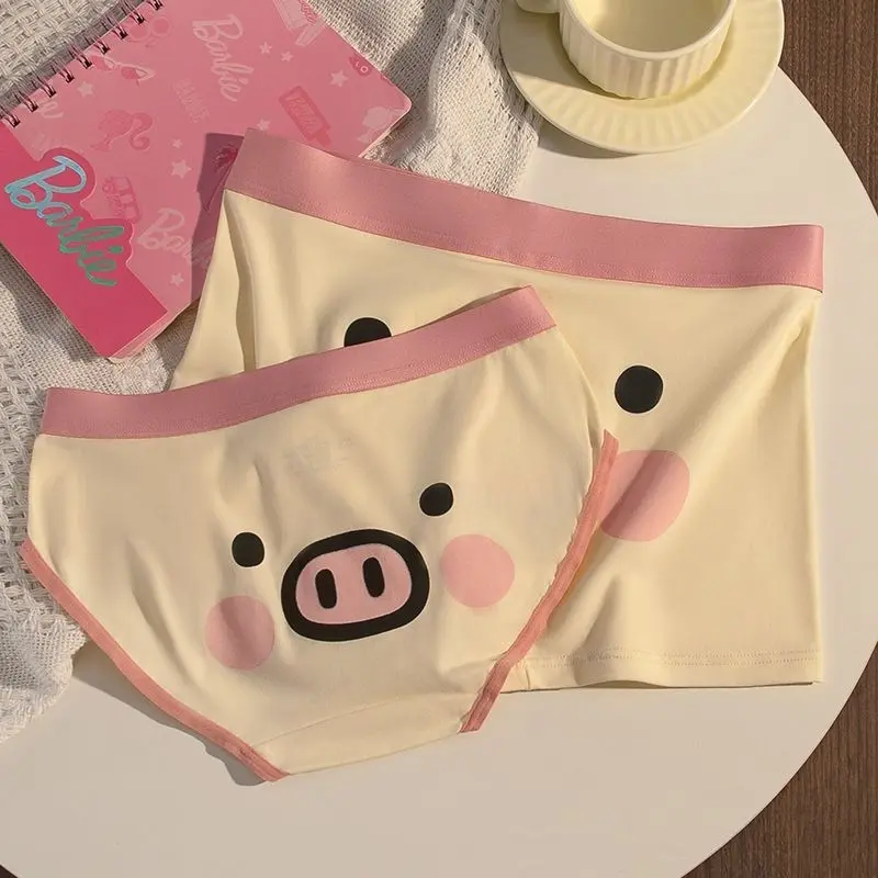 Đồ Lót Gợi Cảm, Cặp Đôi Heo Ngu Ngốc, Chất Liệu Cotton Nguyên Chất Đồ Lót Chéo