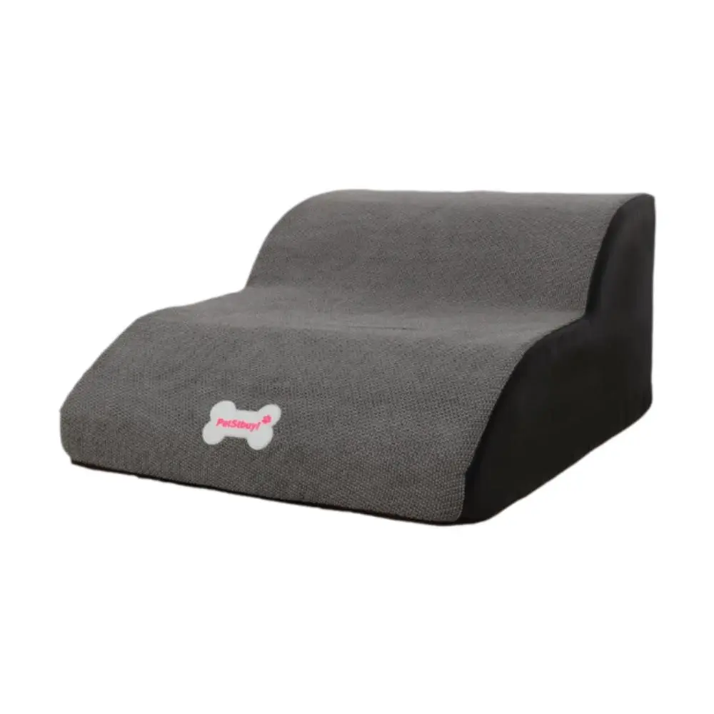 Dog Stairs Ramp for Beds Couches 3 Tiers Pet Climbing Ladder Soft Washable Cover Indoor Ramp Puppy Stairs for Bed Home Couch