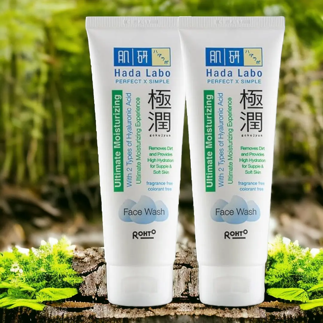 Hada Labo Gokujyun ultimate moist Facewash 100ml Membersihkan