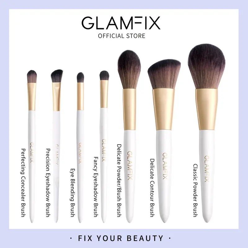 GLAMFIX Special White Brush Series || Delicate || Fancy || Classic || Blending 0