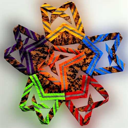 Scraf Pramuka Warna Menyala Dalam Gelap