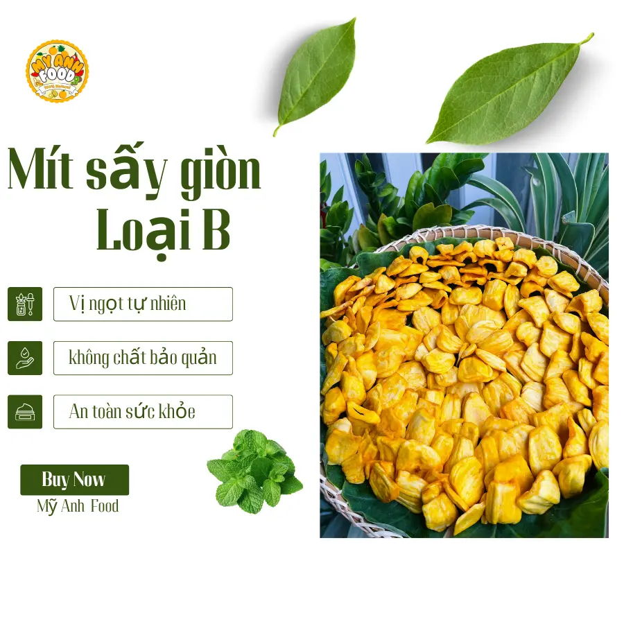 01 túi 200g - 400g MÍT SẤY GIÒN loại B giòn rụm & ngọt tự nhiên MỸ ANH FOOD