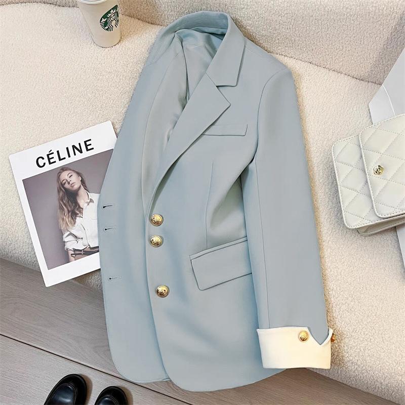 Product Introduction of Áo khoác blazer áo khoác vest nữ 2 lớp có đệm cầu vai rất đẹp khuy nút cao cấp Voi Women Top 16
