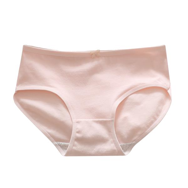 Đồ Lót Cotton, Đáy Quần Kháng Khuẩn Cotton Cho Nữ, Màu Trơn Đơn Giản, Thoải Mái Và Thoáng Khí, Quần Lót Cạp Thường 5