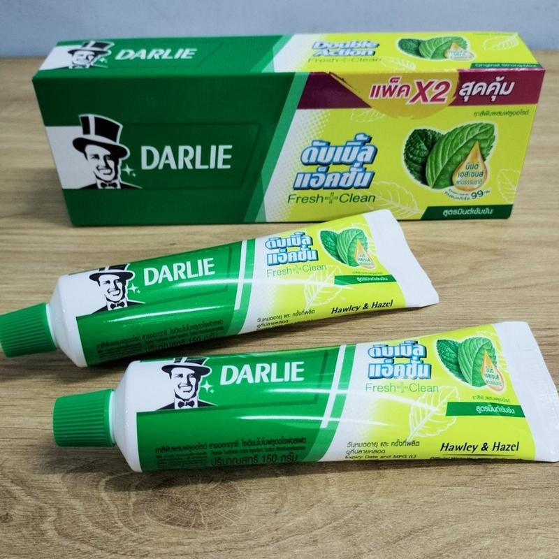 Kem Đánh Răng Darlie Fresh Clean Thái Lan - 150gr (hộp 2 tuýp)