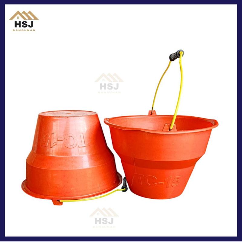 Timba Cor Ember Cor TC-15 Orange Anti Pecah Timbo Cor - Shop | Tokopedia