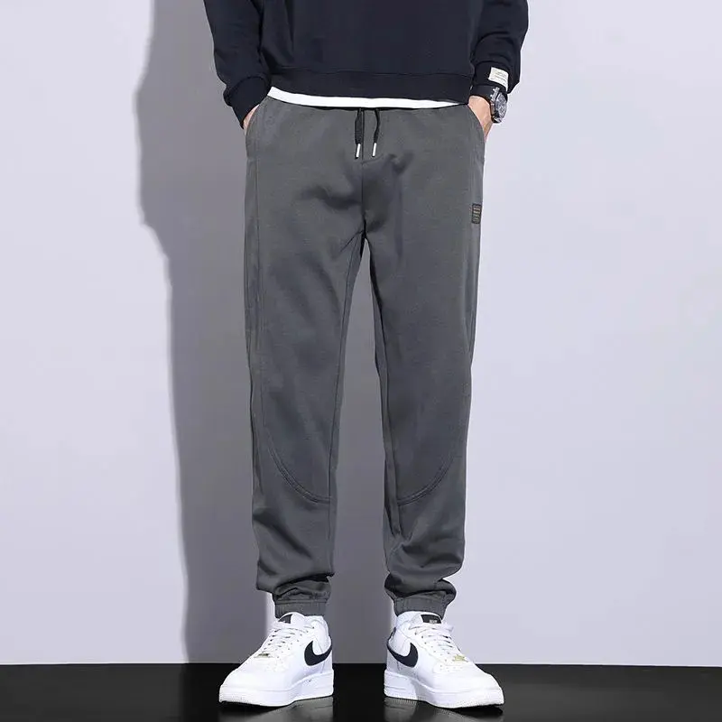 quần nỉ lót lông,quần nỉ bông,quần giữu nhiệt,quần dài Menswear Nhung Pants Nam Màu Xám