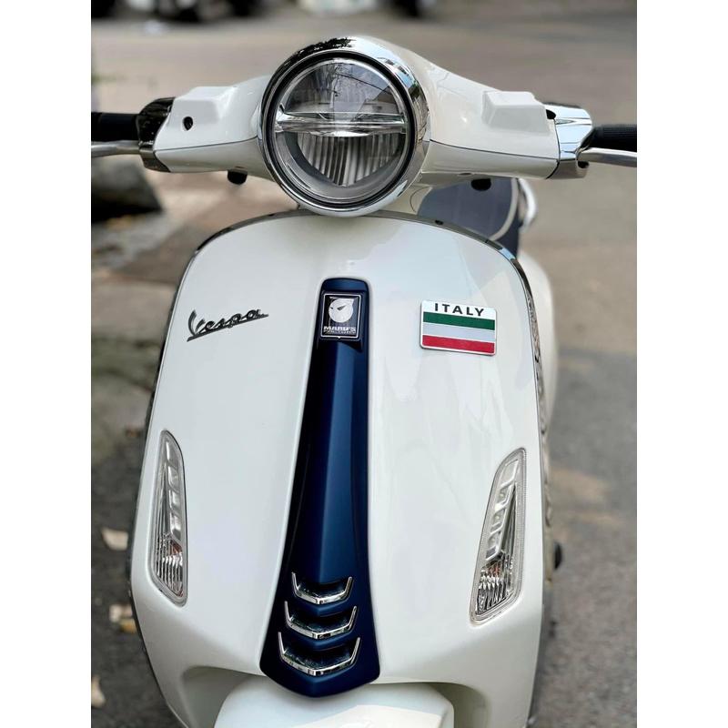 Tem Nhôm - Logo nhôm hình lá cờ nước ITALY trang trí xe 3