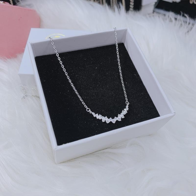 Dây bạc ta liền mặt hình mỉm cười cho nữ siêu xinh _HHJ 2