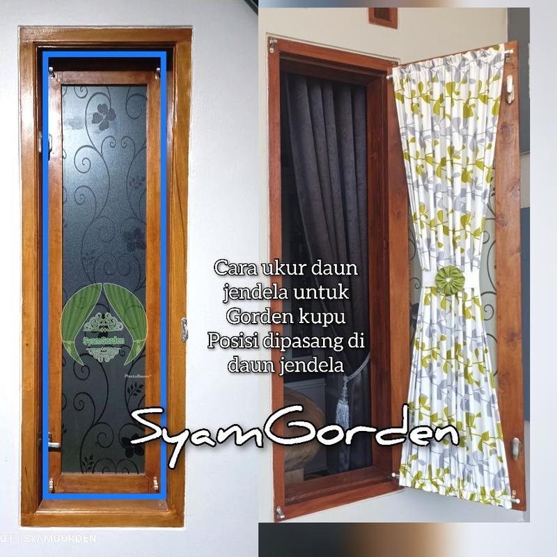 Product Introduction of Gorden kupu kupu jendela Minimalis aestetic premium satu paket dengan stik Dekorasi 1
