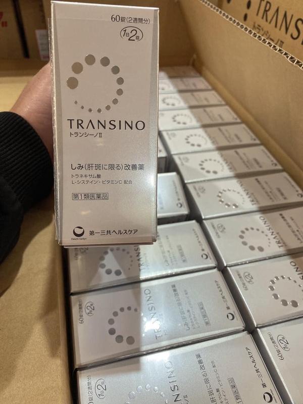 Hôp Trắng - VIÊN UỐNG HỖ TRỢ GIẢM NÁM TRANSINO NHẬT 4