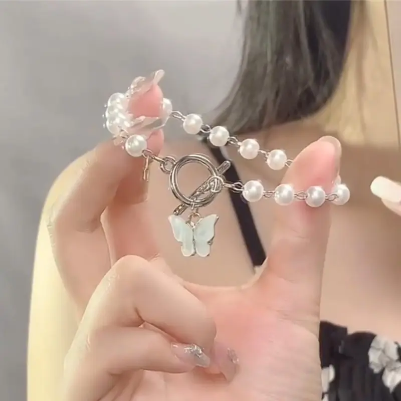 Vòng Tay Ngôi Sao Màu Xanh, Đá Quý, Dây Chuyền Đeo Tay, Sáng Tạo, Thích Hợp Làm Quà Tặng Ngày Lễ Tình Nhân, Phong Cách Instagram 7