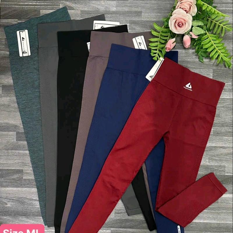 Quần legging thể thao nữ QC 104  không chun , chất dệt co giãn nhẹ (gồm size S/M và L/XL) Sport Tập Gym Gym