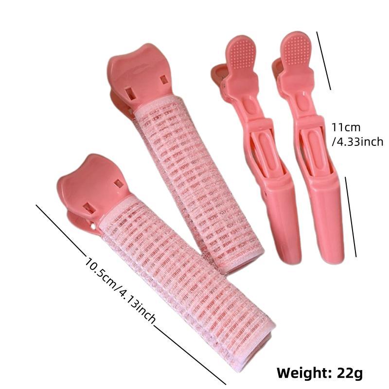 Portable Hair Styling Tool Set, 2 Counts Hair Root Fluffy Clip & 2 Counts Hair Clips, No Heat Hair Styling Tools for Women 1
