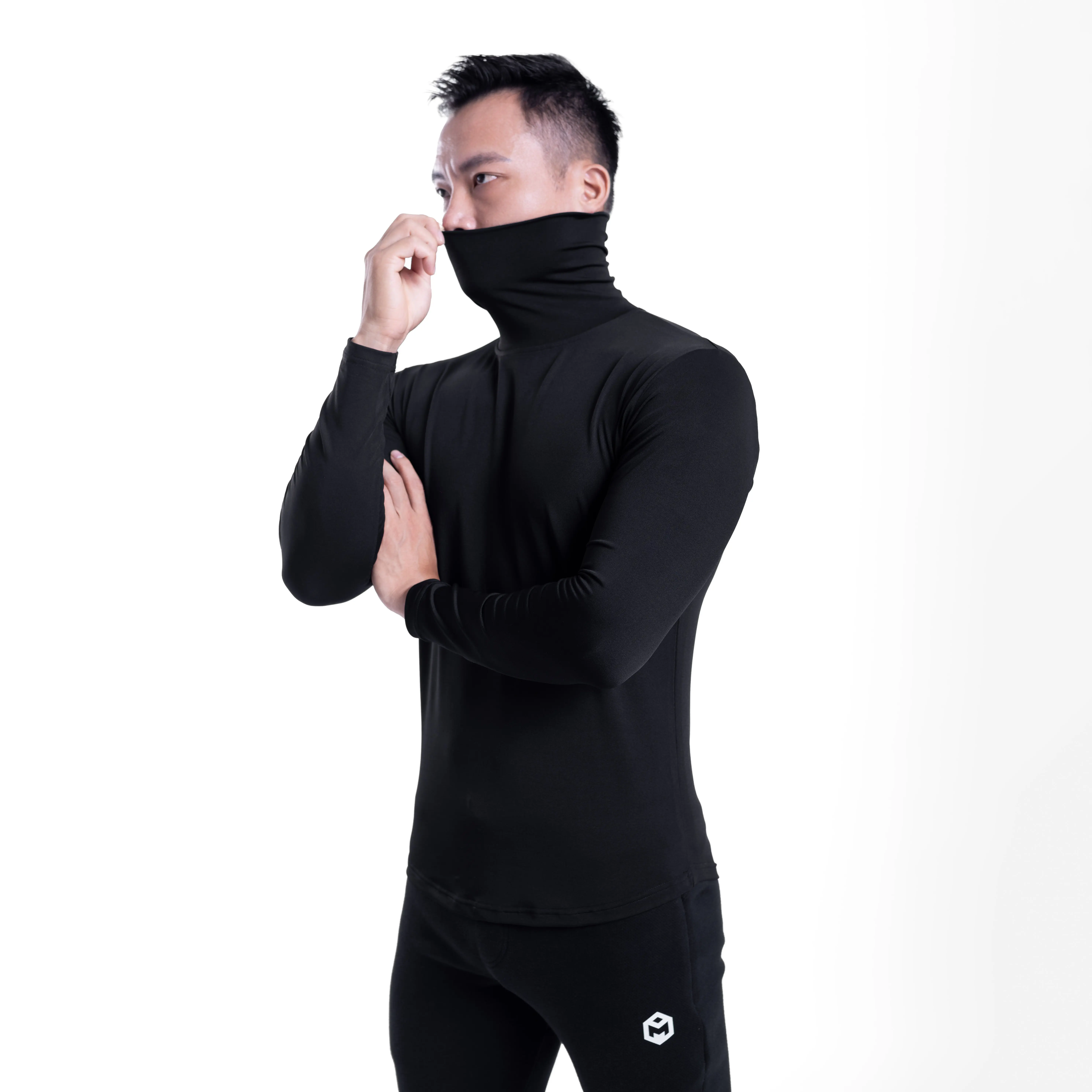[xà kho, cắt mã]  Áo giữ nhiệt - CỔ CAO 15CM - thun lạnh - The Max T92024 G09197 (mặc lót, mặc chơi thể thao) (12.0) đồ lót giữ ấm thể thao quần  áo Trơn