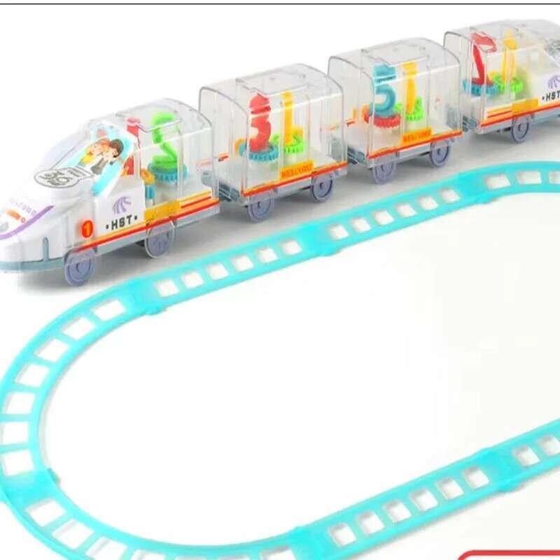 Product Introduction of Electric Toys for Children DIY Assembled Race Track Scene Big Adventure Coaster Train Toy Boys Girls Birthday Gift 5