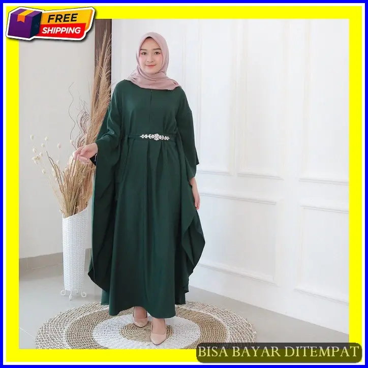 Kaftan Lebaran Elegan 2022 Terbaru Kekinian Viral Murah Rekomendasi Kondangan Model Cantik Simple Remaja Aesthetic Gamis Mewah Simpel Wanita 8170 Fitri Gamis Syari Polos Terbaru Lengan