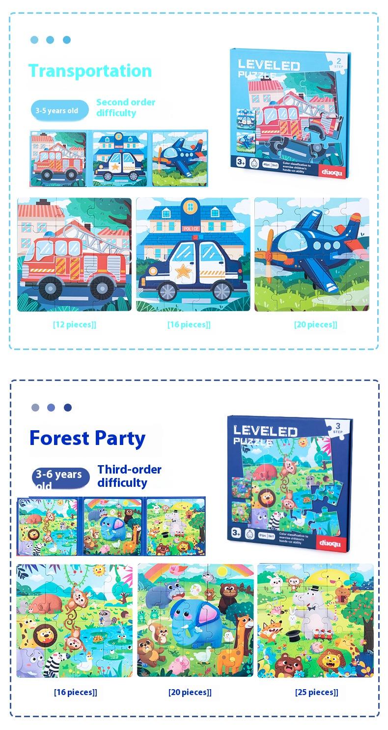 Product Introduction of Advanced Magnetic Puzzle 3-6 Years Old, Baby and Child Early Education Educational Toys Magnetic Puzzle Book 6