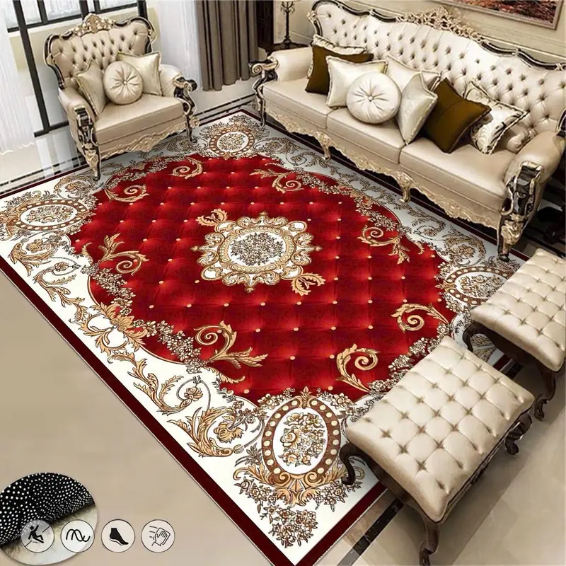 THẢM BALI TRẢI SÀN THẢM TRẠI PHONG KHACH PHONG.THƠ PHONG NGÚ ,THÁM DECO TRANG TRÍ PHÒNG Chống trượt Dầy v.ip 1A+ kích thước( 1,6 x 2,3)m 4