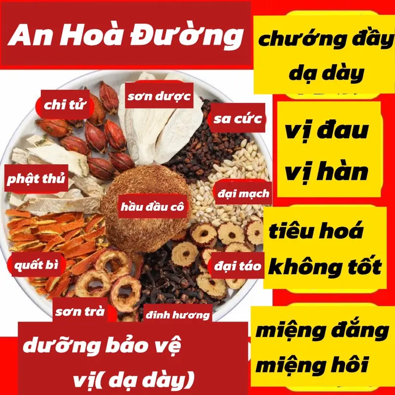 [An Hoà Đường]trà dưỡng dạ dày đinh hương hầu đầu cô trà dưỡng vị bảo vệ vị cho mọi người giảm chuong bụng vị kém miệng hôi .. Tea Nước Trà {M005} 3